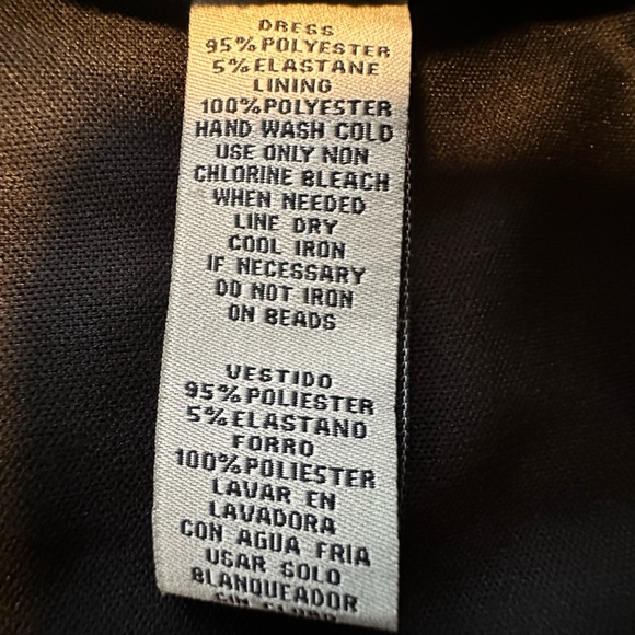 Eliza J 16W NWT Black Embellished Sleeve Ruched Christmas Party Cocktail Dress - Picture 5 of 16